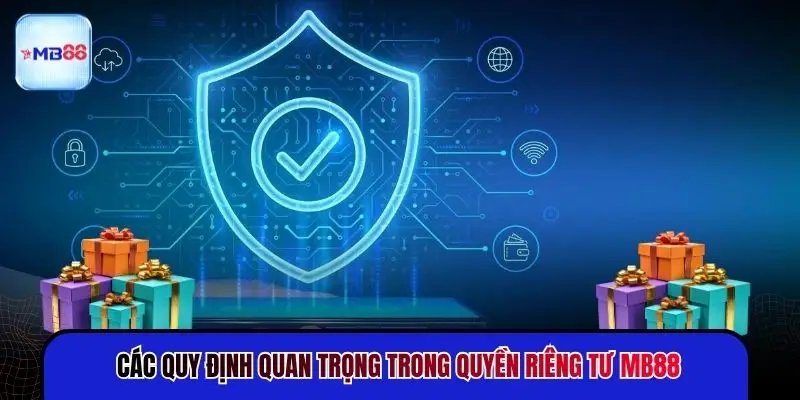 Các quy định quan trọng trong quyền riêng tư MB88