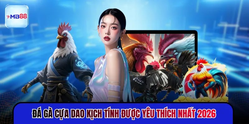 Đá gà cựa dao kịch tính được yêu thích nhất 2026