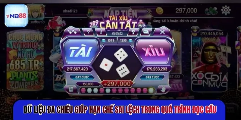 Dữ liệu đa chiều giúp hạn chế sai lệch trong quá trình đọc cầu