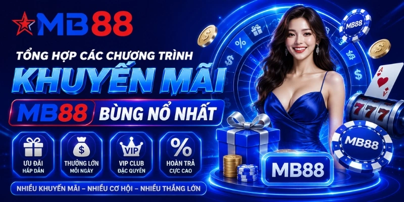 Tổng hợp các chương trình khuyến mãi MB88 hấp dẫn nhất